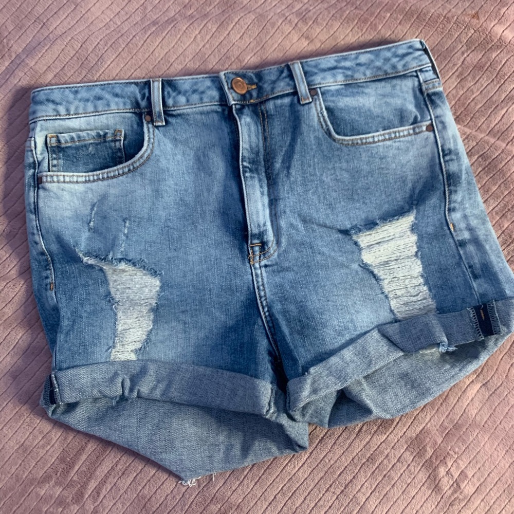 High waisted shorts